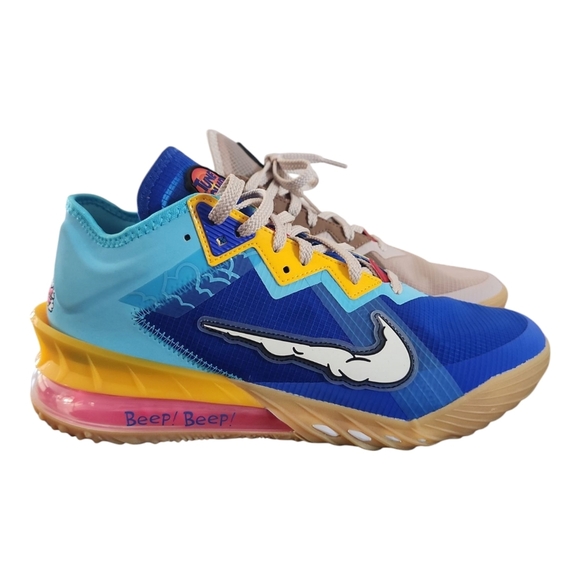 Nike Space Jam X LeBron 18 Low EP While E X Roadrunner 10.5 - Picture 1 of 12